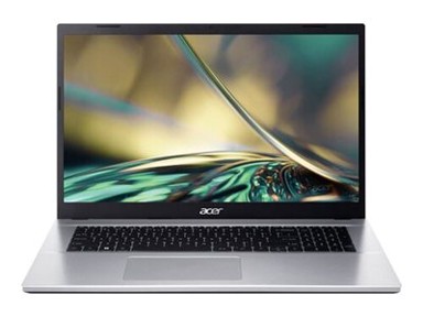 ACER Laptop Aspire 3 NX.K9YEX.00G / Core i5 1235U, 16 GB, 512GB SSD, 17.3" FHD, bez OS, srebrni